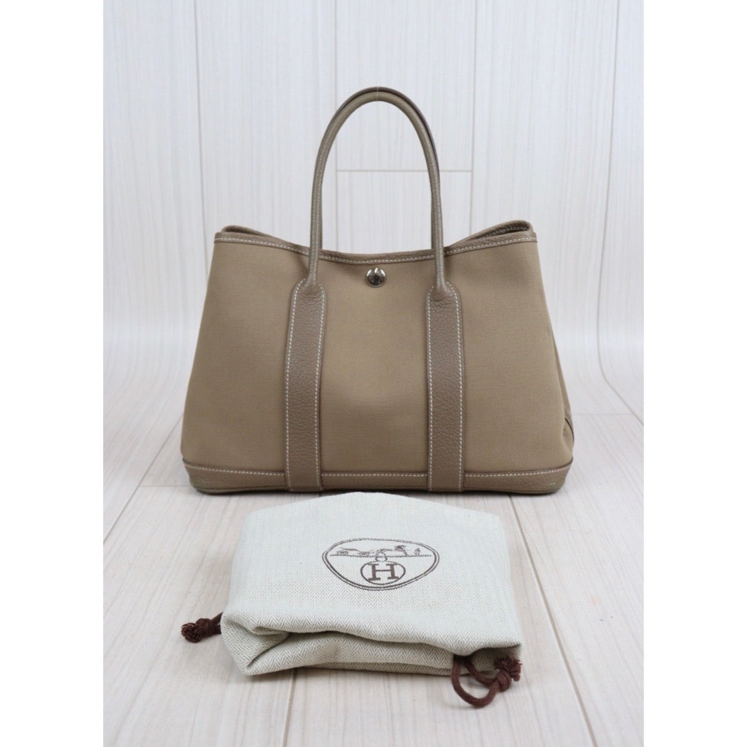 Rank AB ｜ HERMES Garden Party TPM Handbag ｜23111701