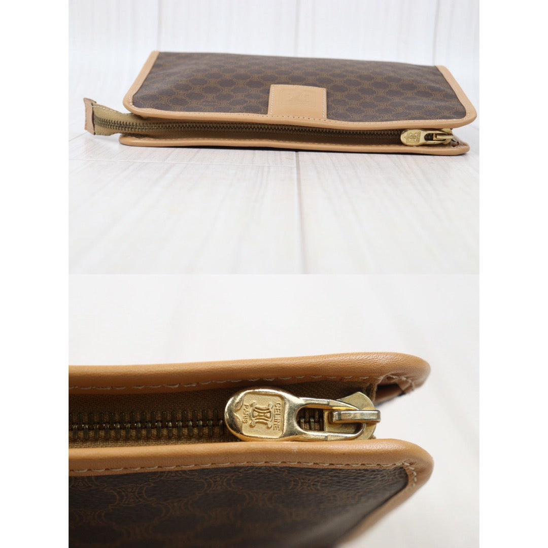 Rank A｜ CELINE Macadam Clutch Bag ｜V24071114