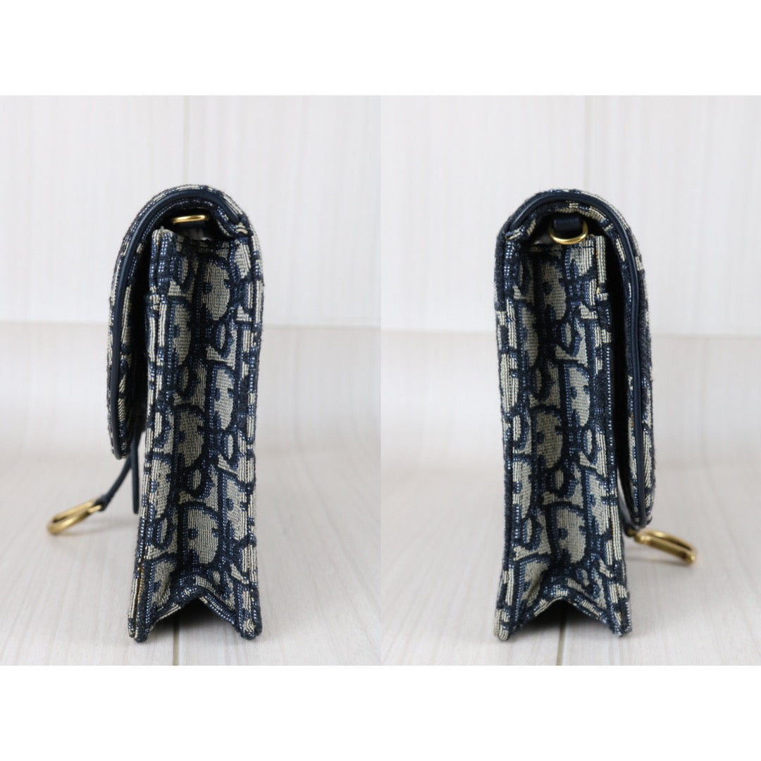 Include Entrupy Certificate of Authenticity｜Very Good ( Rank A)｜   Dior Trotter WOC Shoulder Bag ｜S26040808