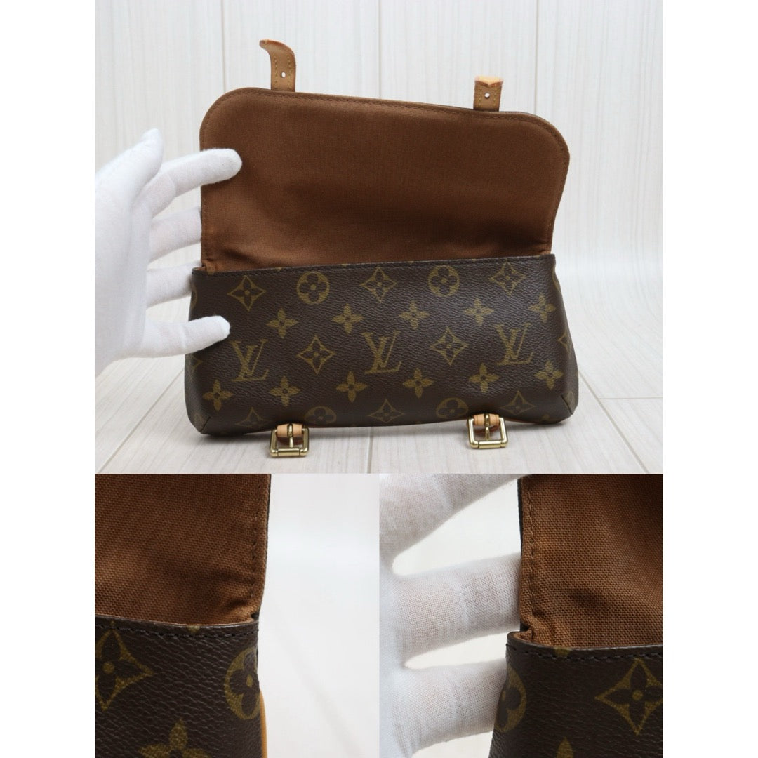 Include Entrupy Certificate of Authenticity｜Very Good ( Rank A)｜Louis Vuitton Monogram Pochette Murrell Clutch Bag Waist Pouch｜26051804
