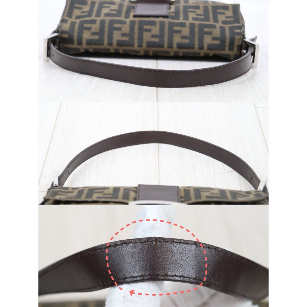 Good ( Rank AB) ｜ FENDI Zucca Mamma Baguette Shoulder Bag ｜S25110403