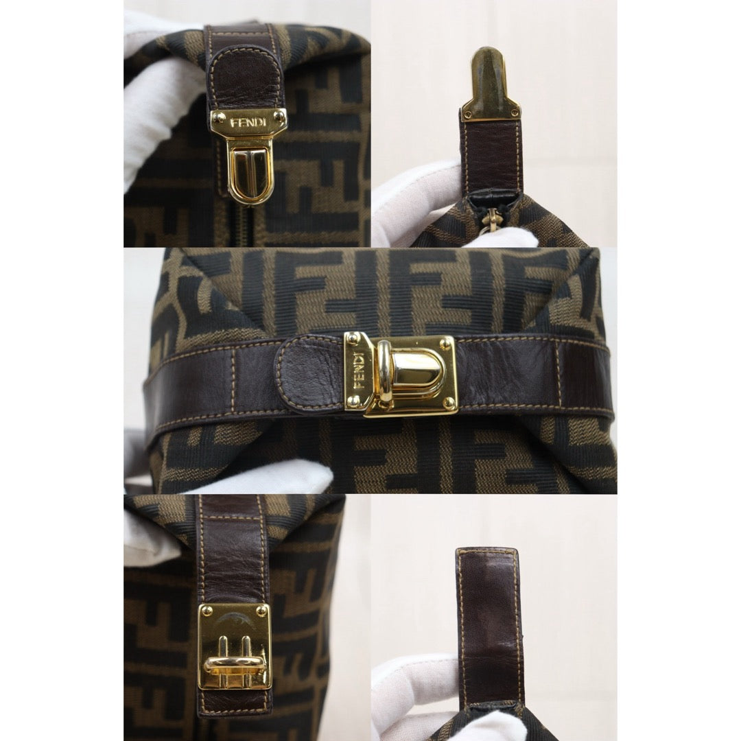 Good ( Rank AB)｜ FENDI PM Zucca Handbag ｜25071004