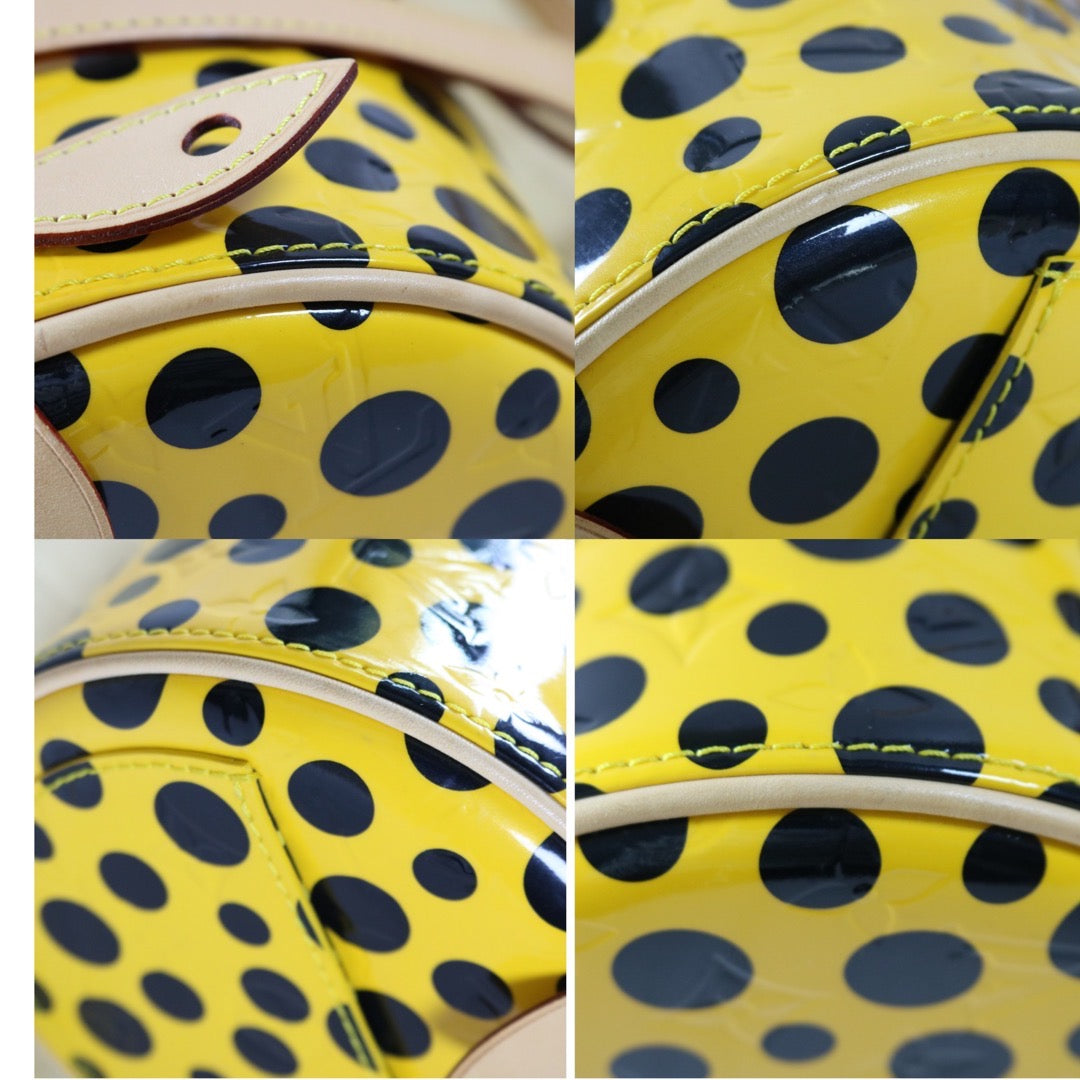 Excellent（Rank SA）｜ LV  Verni Yayoi Kusama Papillon GM Infinity Dot Pumpkin Handbag ｜S24032602