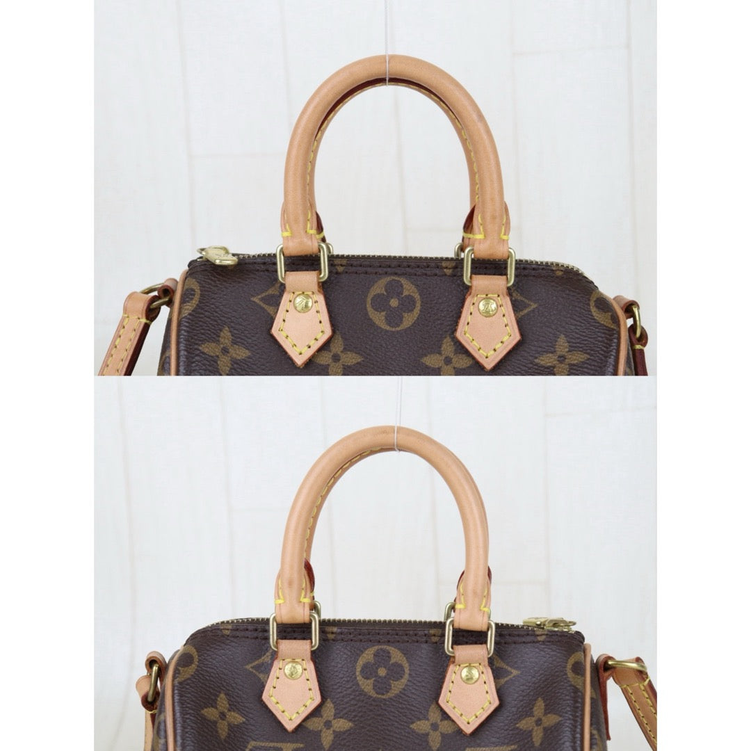 Good ( Rank AB)｜LV Monogram Nano Speedy  Shoulder Bag｜S25092803