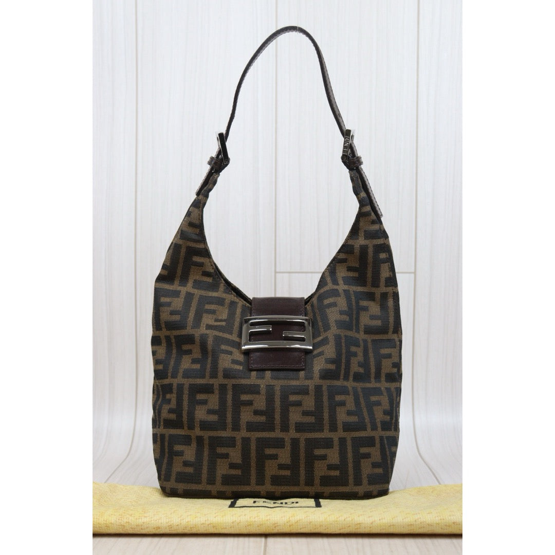 Good ( Rank AB)｜ FENDI Zucca Potato Case Shoulder Bag ｜25062621