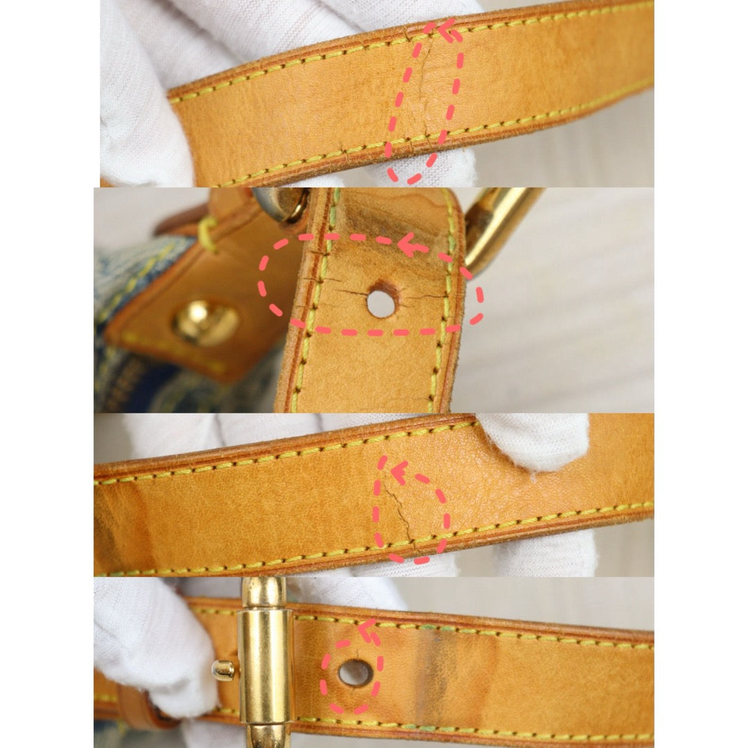 Fair ( Rank B) ｜  LV Monogram Baggy Denim Shoulder Bag｜A25091803