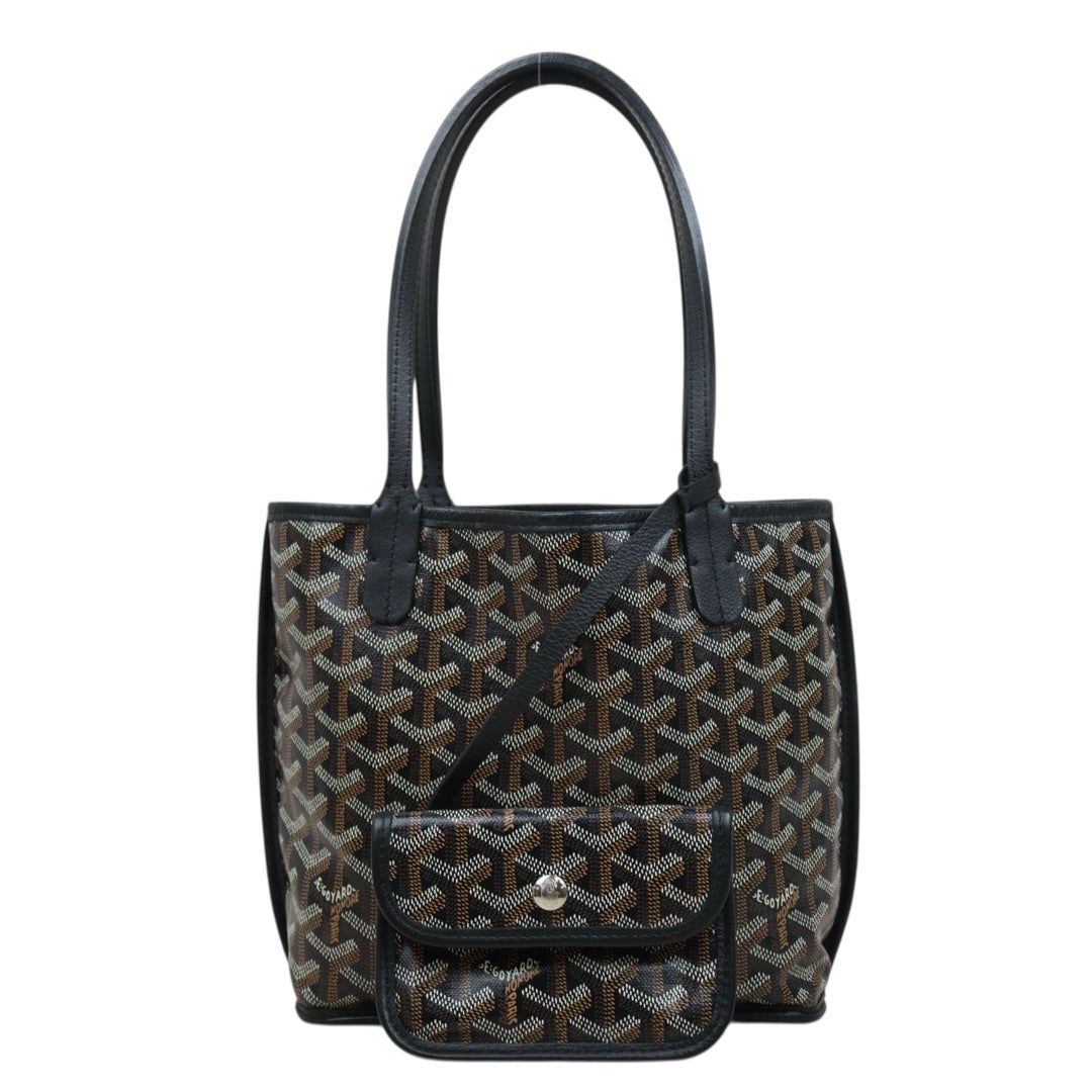 Very Good ( Rank A) ｜ Goyard Anjou Mini Tote Bag Black｜S25081012