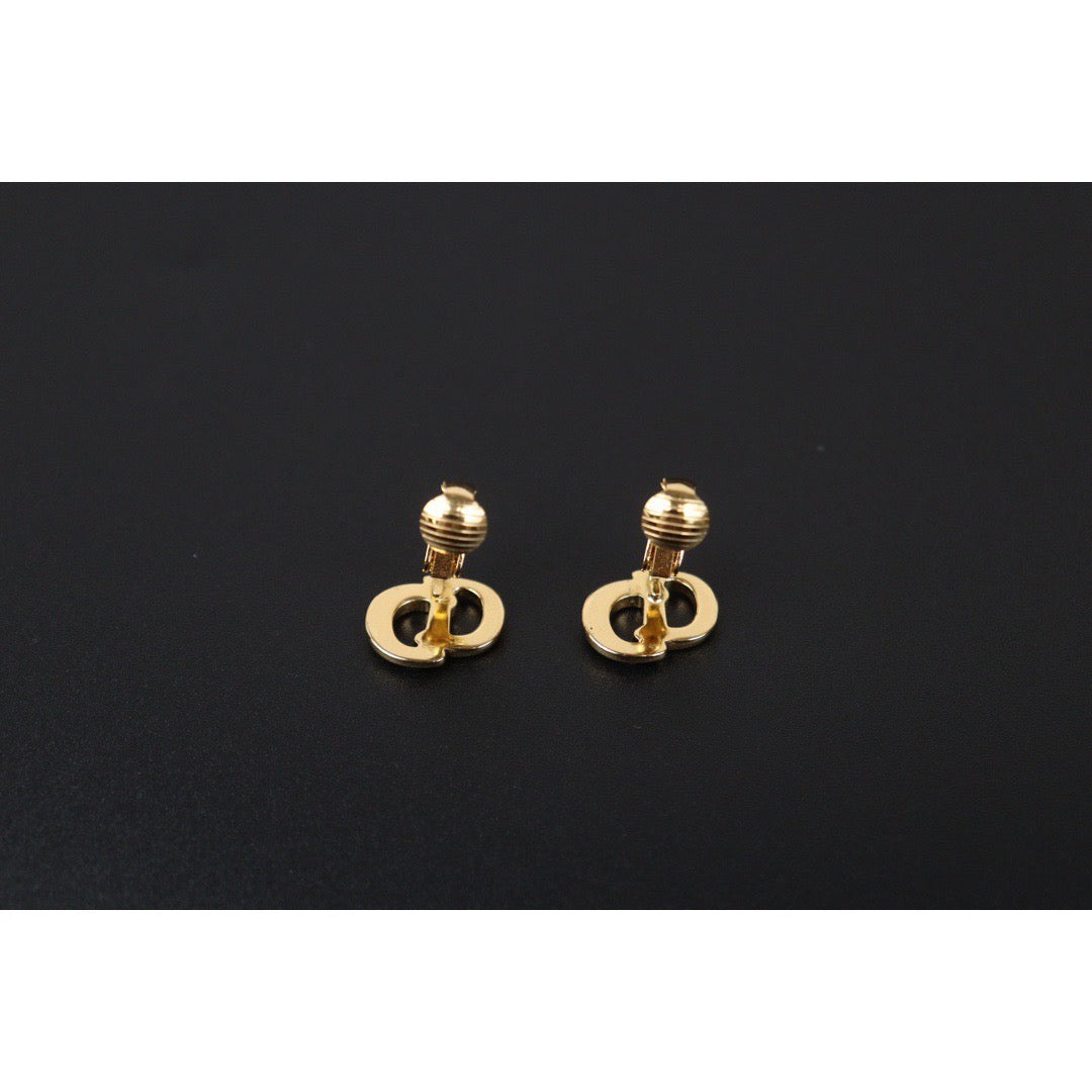 Rank A ｜ Dior CD Earring Gold Plated｜24061330