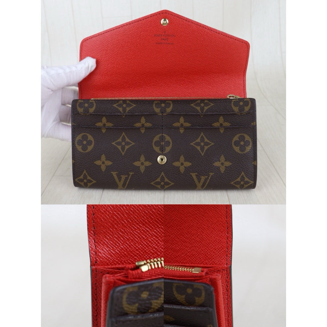 Include Entrupy Certificate of Authenticity｜Very Good ( Rank A)｜ Louis Vuitton Monogram Emilie Long Wallet ｜S26072513