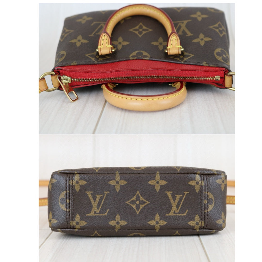 Good ( Rank AB) ｜LV Monogram Pallas Nano Handbag With Shoulder Bag｜S24112103