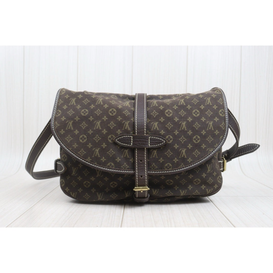 Include Entrupy Certificate of Authenticity｜Good ( Rank AB)｜Louis Vuitton Monogram Denim Saumur 30  ShoulderBag｜26092202
