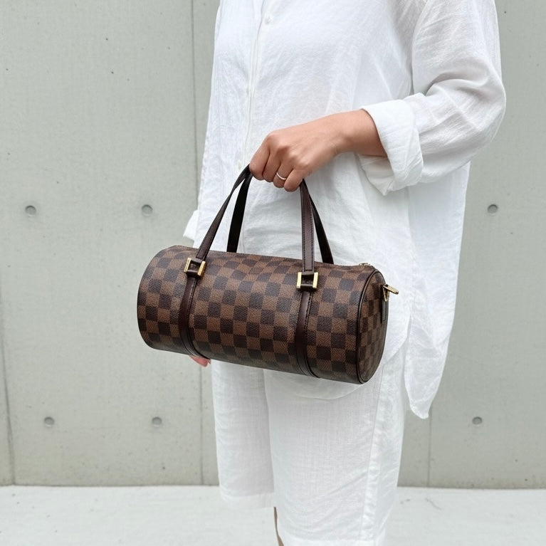 Include Entrupy Certificate of Authenticity｜Very Good ( Rank A)｜ Louis Vuitton Damier Papillon 26 Handbag ｜26042101