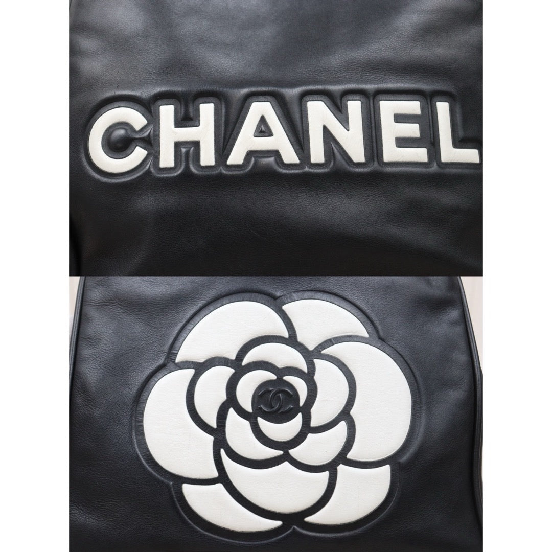 Good ( Rank AB) ｜ CHANEL Camellia Lamb Skin ToteBag PM Made In 2002～2003Year ｜W25121606