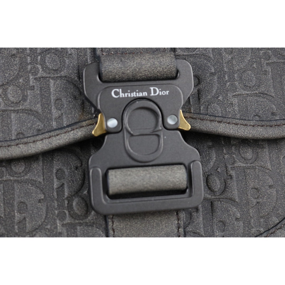 Include Entrupy Certificate of Authenticity｜Very Good ( Rank A) ｜Dior Trotter Mini Gallop Shoulder Bag Grey｜S26031506