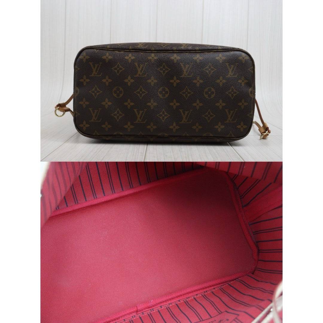 Include Entrupy Certificate of Authenticity｜Good ( Rank AB)｜Louis Vuitton Monogram Neverful MM ShoulderBag With Pouch｜S26080608