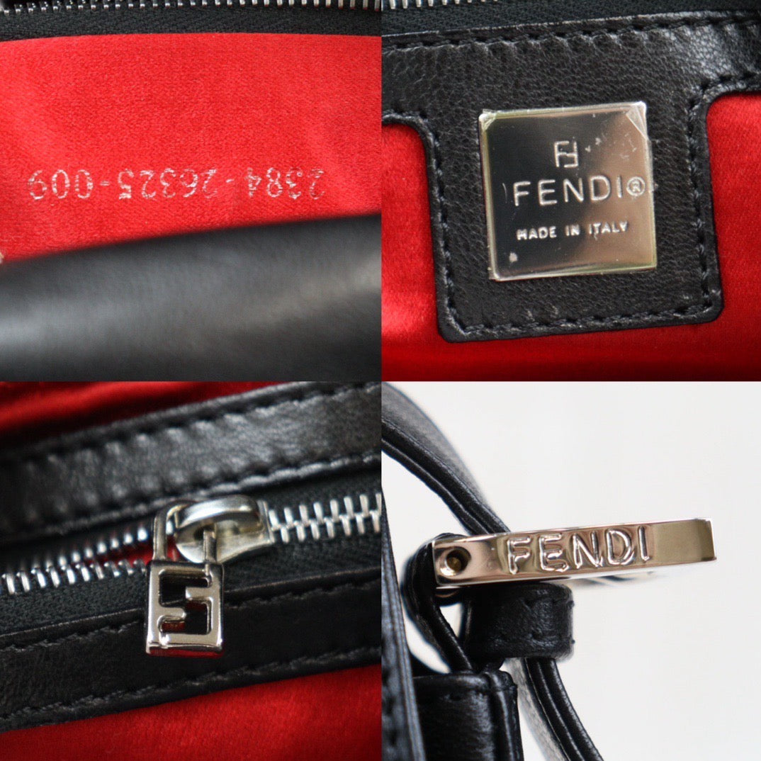 Rank AB｜ FENDI Lamb Skin Baguette Shoulder Bag ｜Q24030501