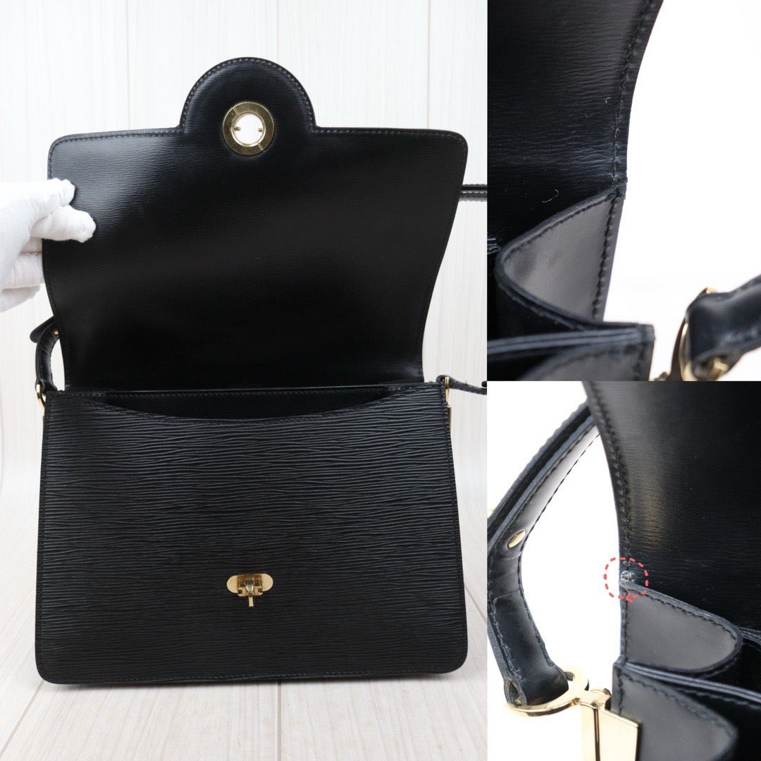 Rank A｜ LV Epi Shoulder Bag Black｜24052105