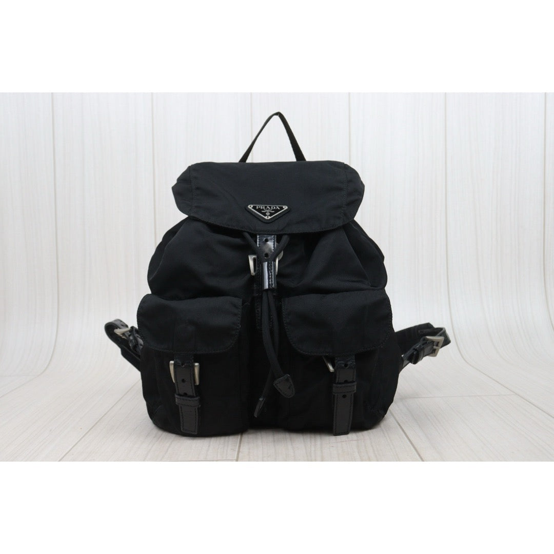 Good ( Rank AB)｜Prada Nylon Backpack Small  Black｜25091605