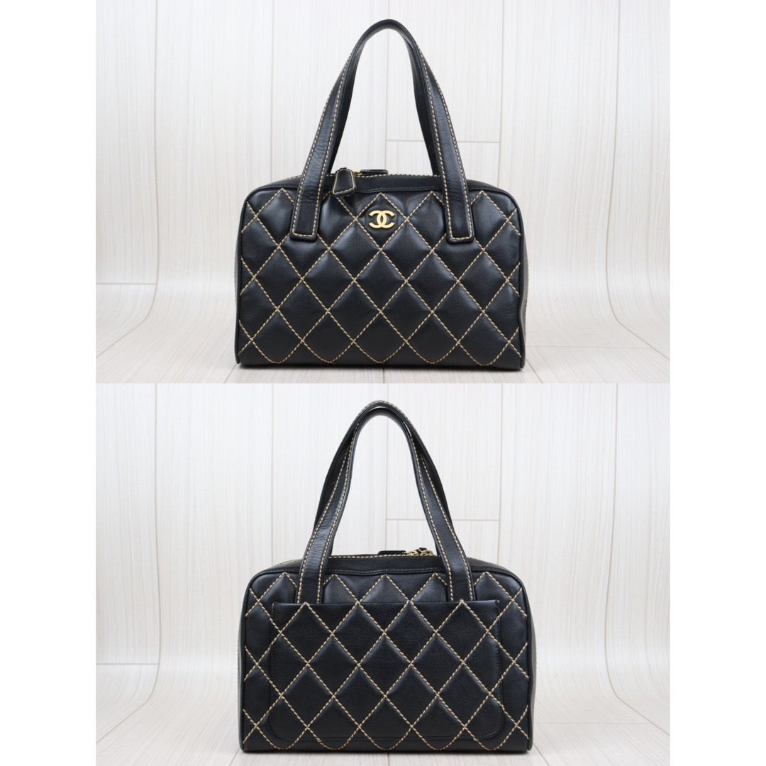 Rank AB｜ CHANEL Calf Leather Hand Bag Made In 2003～2004Year｜24011211