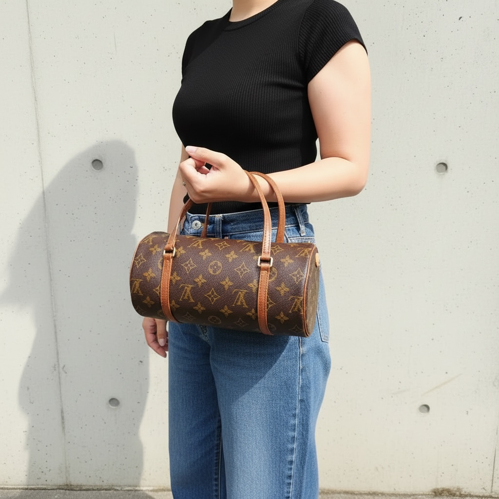 Include Entrupy Certificate of Authenticity｜Very Good ( Rank A)｜ Louis Vuitton Monogram Papillon 26 Handbag ｜26040706