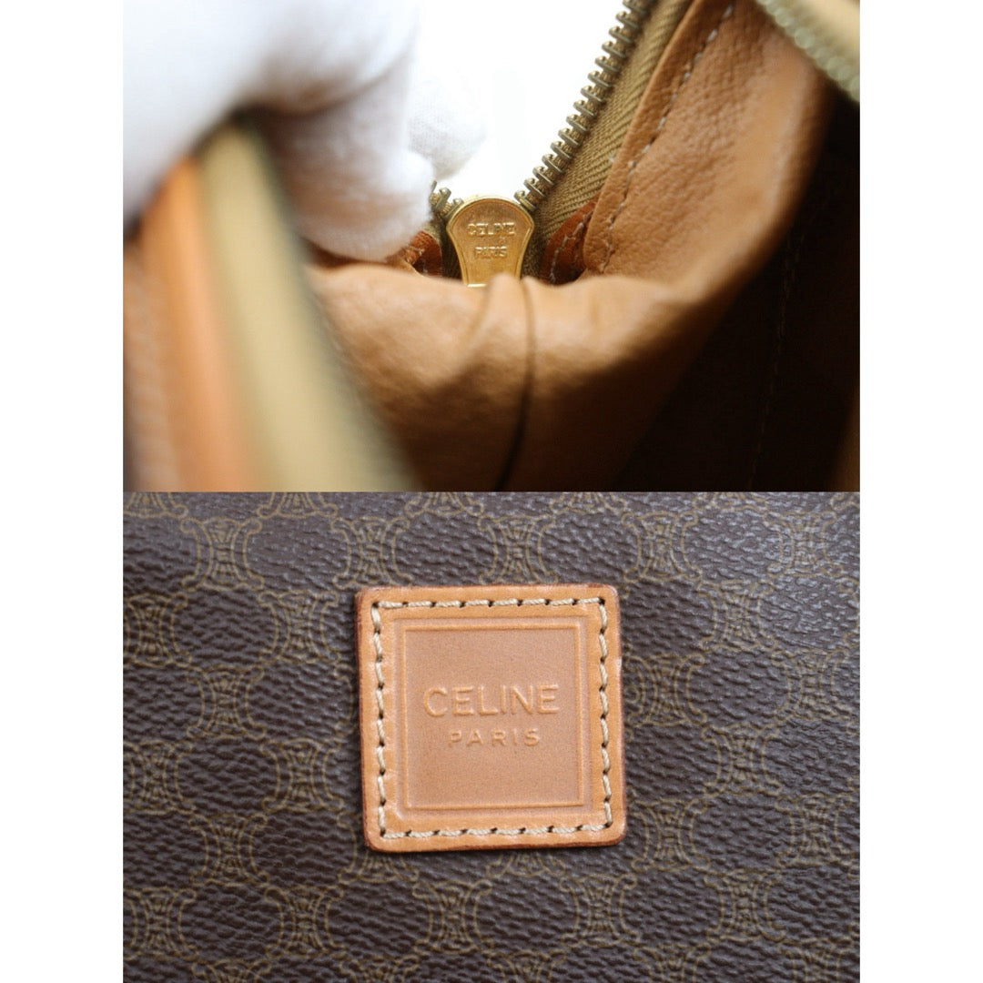 Include Entrupy Certificate of Authenticity｜Good ( Rank AB)｜ CELINE Macadam Pouch ｜26052604