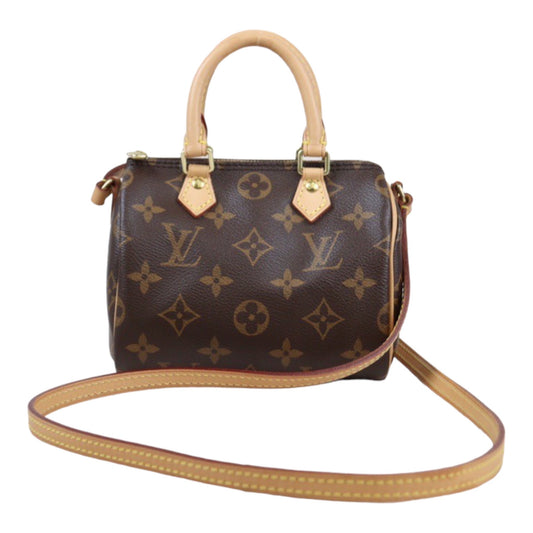 Rank A ｜LV Monogram Nano Speedy  Shoulder Bag｜23121904