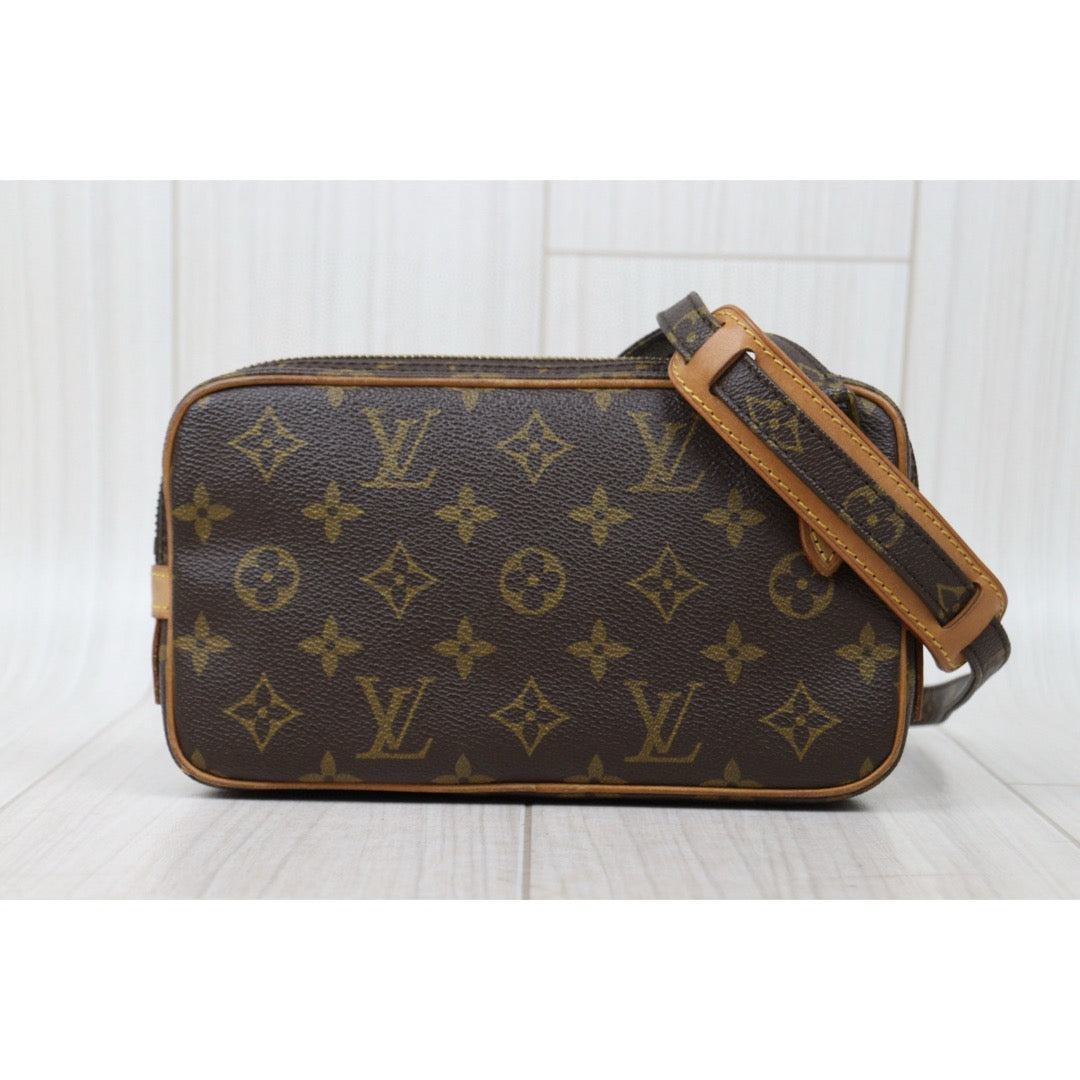 Good ( Rank AB)｜LV Monogram Pochette Marley Bandolier Shoulder Bag｜25022609