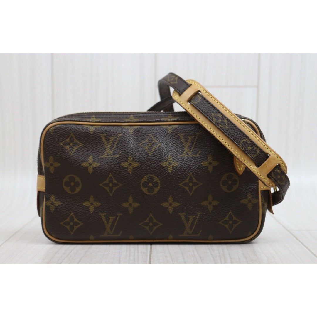 Good ( Rank AB)｜LV Monogram Pochette Marley Bandolier Shoulder Bag｜26021908