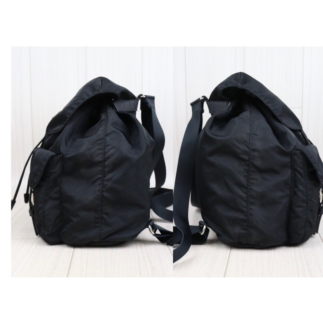 Rank AB｜Prada Nylon Backpack Medium Black｜V23110922