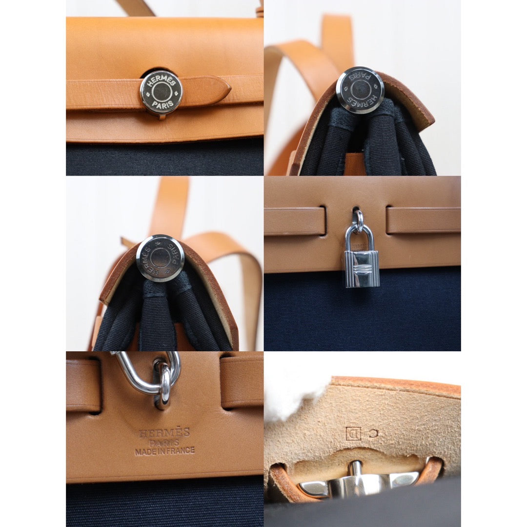 Rank AB ｜ HERMES Herbag PM □D Shoulder Bag  Made In 2000 Year｜24050645