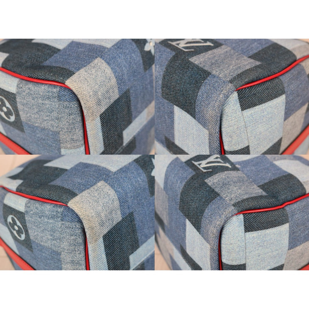 Very Good ( Rank A) ｜ LV Denim Monogram Speedy 30 Hand Bag With Shoulder Strap Limited edition｜B25030106