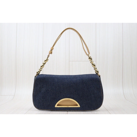 Rank A ｜  Dior Denim  Shoulder Bag ｜S24061723