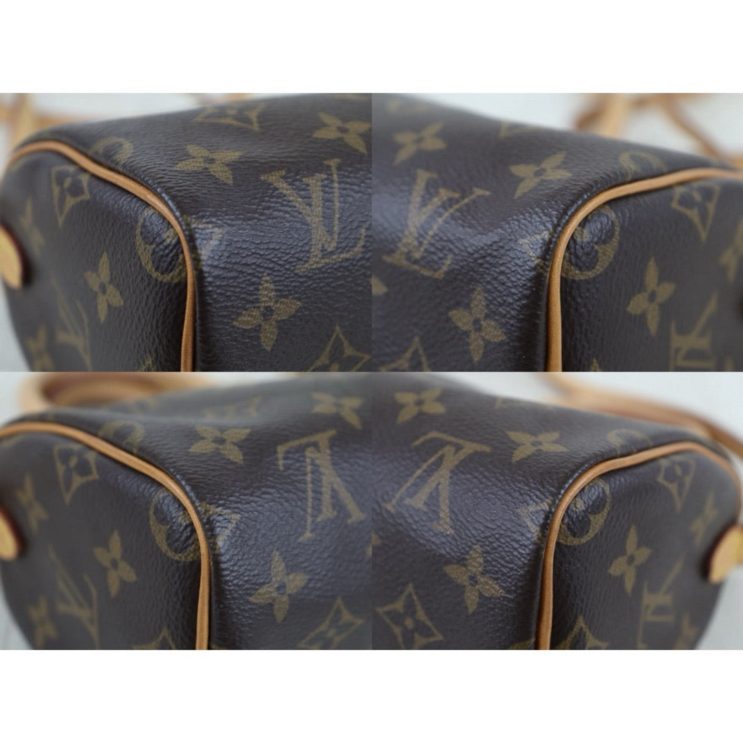 Include Entrupy Certificate of Authenticity｜Good ( Rank AB)｜Louis Vuitton Monogram Nano Speedy  Shoulder Bag｜S26060131