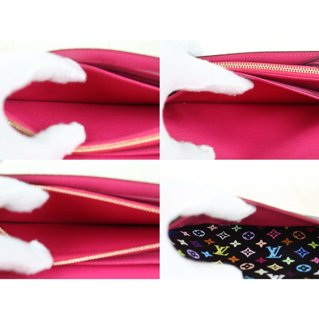 Include Entrupy Certificate of Authenticity｜Very Good ( Rank A)｜ Louis Vuitton Monogram Multicolor Portofeuil Sara Long Style Wallet ｜Z26092909