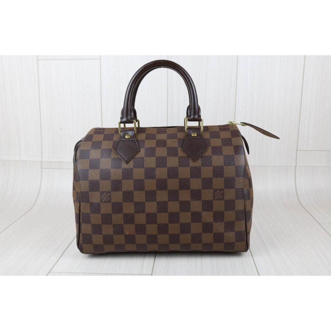 Include Entrupy Certificate of Authenticity｜Good ( Rank AB)｜ Louis Vuitton Damier Speedy 25 Hand Bag ｜X26092108