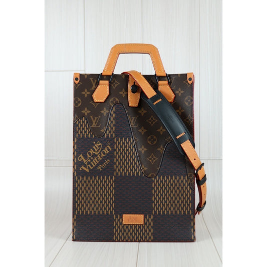 Rank A ｜ LV Monogram Nigo Series Sac Pra MINI Tote Bag Shoulder Bag｜S24050801