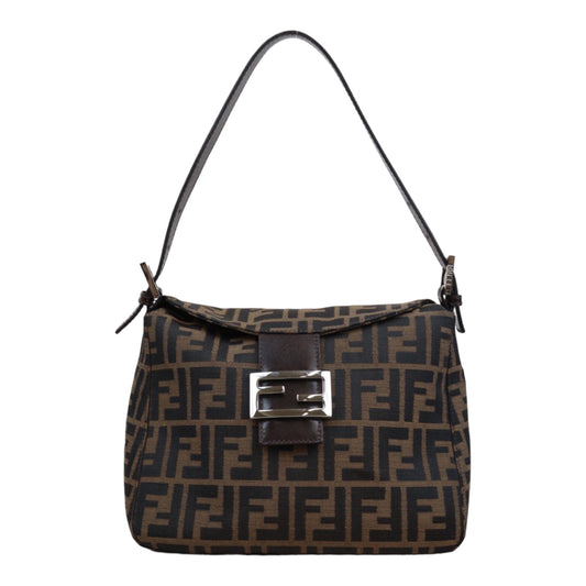 Rank A｜ FENDI Zucca Mamma Shoulder Bag ｜24032205