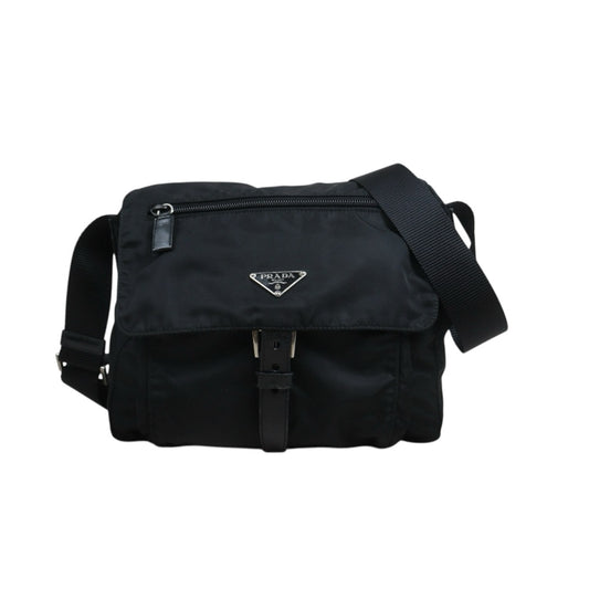 Include Entrupy Certificate of Authenticity｜Good ( Rank AB)｜  PRADA Tessuto Nylon Messenger Shoulder Bag Blue｜26080702