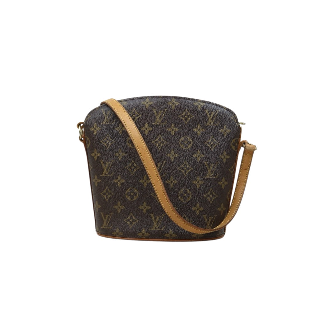 Include Entrupy Certificate of Authenticity｜Fair ( Rank B)｜Louis Vuitton Monogram Drouot Shoulder Bag MM｜26011408