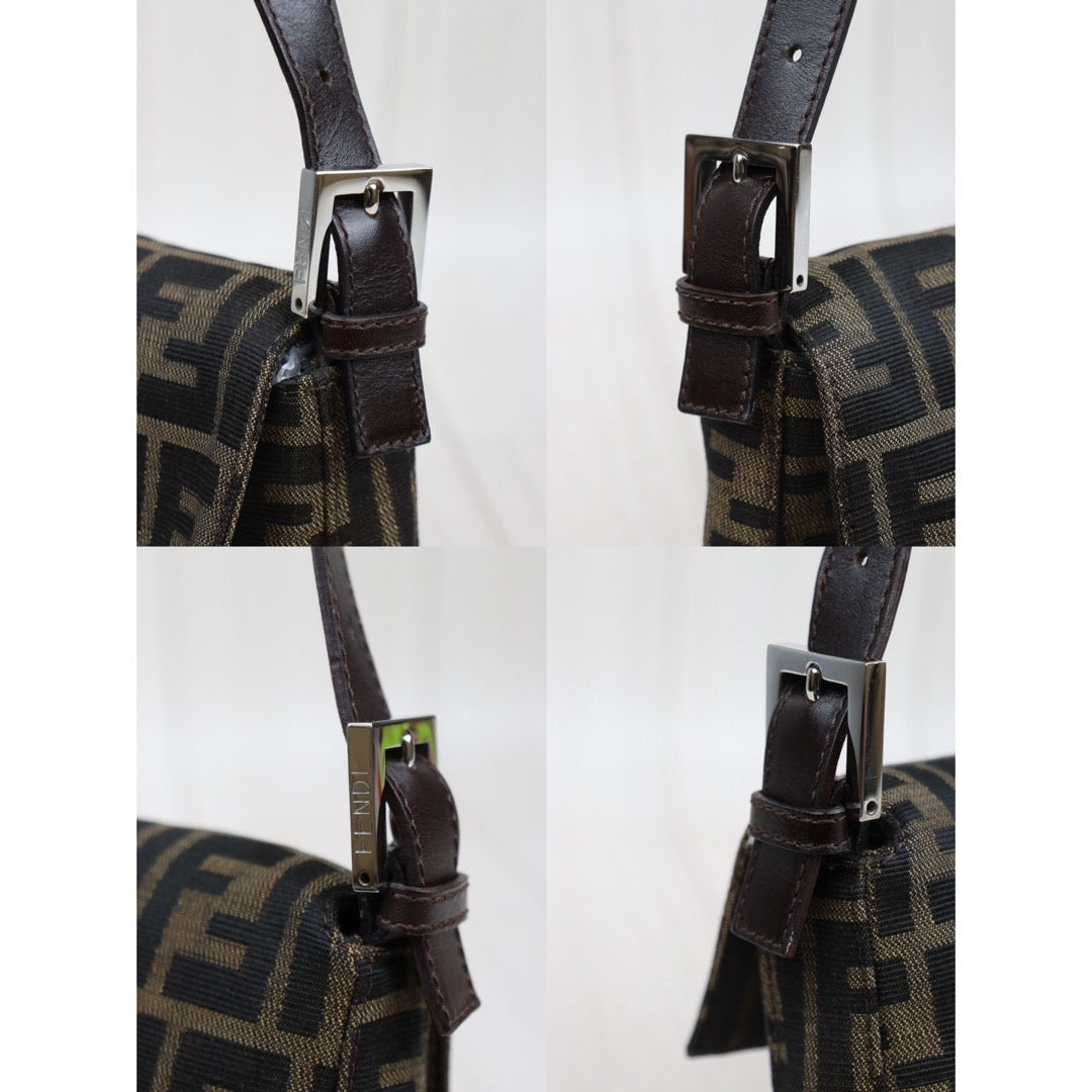 Rank AB｜ FENDI Zucca Mamma Baguette Shoulder Bag｜24030107