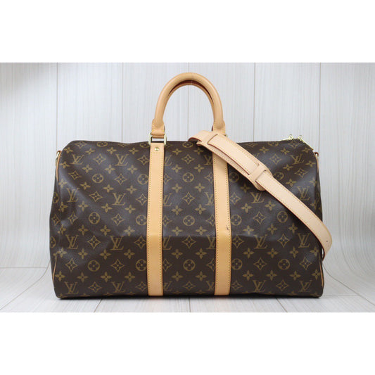 Rank A｜ LV Monogram Keypol Bandrière 45 With Shoulderstrap｜24072914
