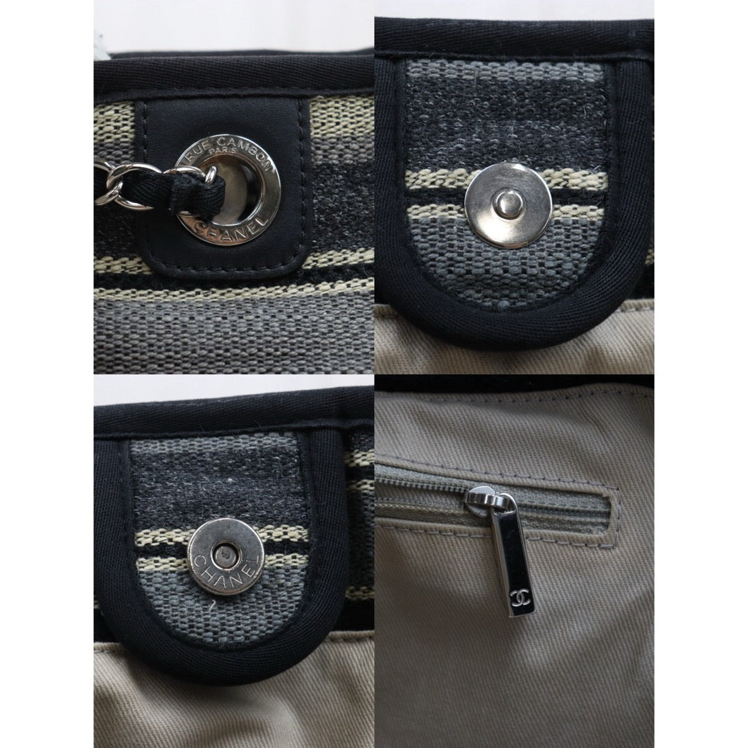 Good ( Rank AB)｜ CHANEL Canvas Tote Bag  Made In 2018-2019 Year｜P25062703