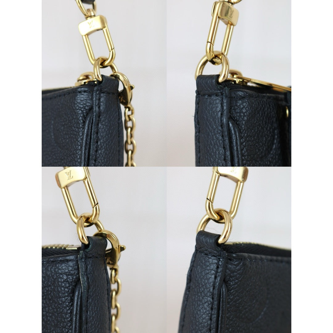 Very Good ( Rank A)｜ LV Monogram Calf Skin easy pouch Black ShoulderBag｜B25011006