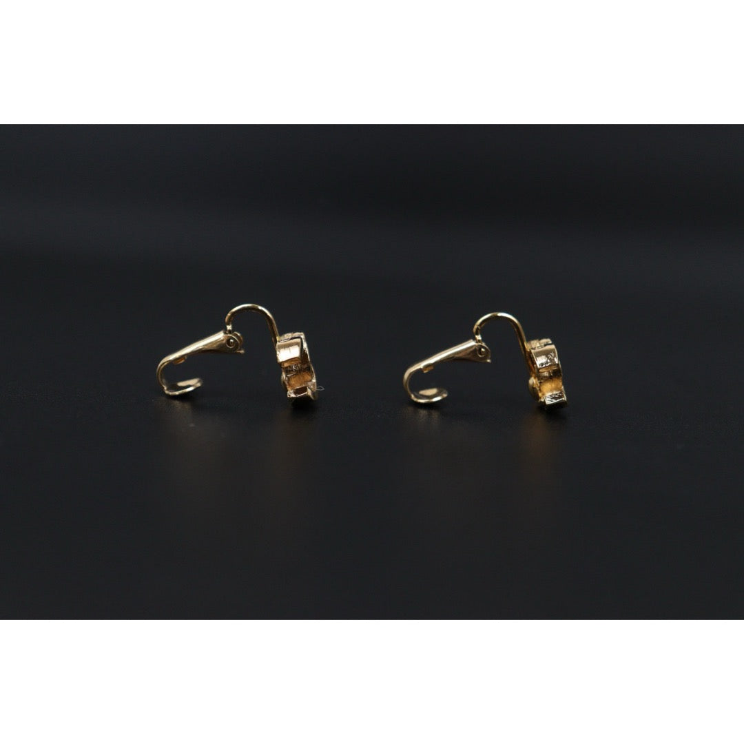 Very Good ( Rank A) ｜CHANEL Coco Mark Gold 24 Plated Earrings ｜25070701