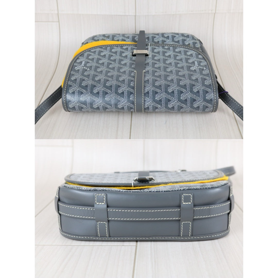 Good ( Rank AB)｜ Goyard Belvedere PM Shoulder Bag Grey｜W25081504