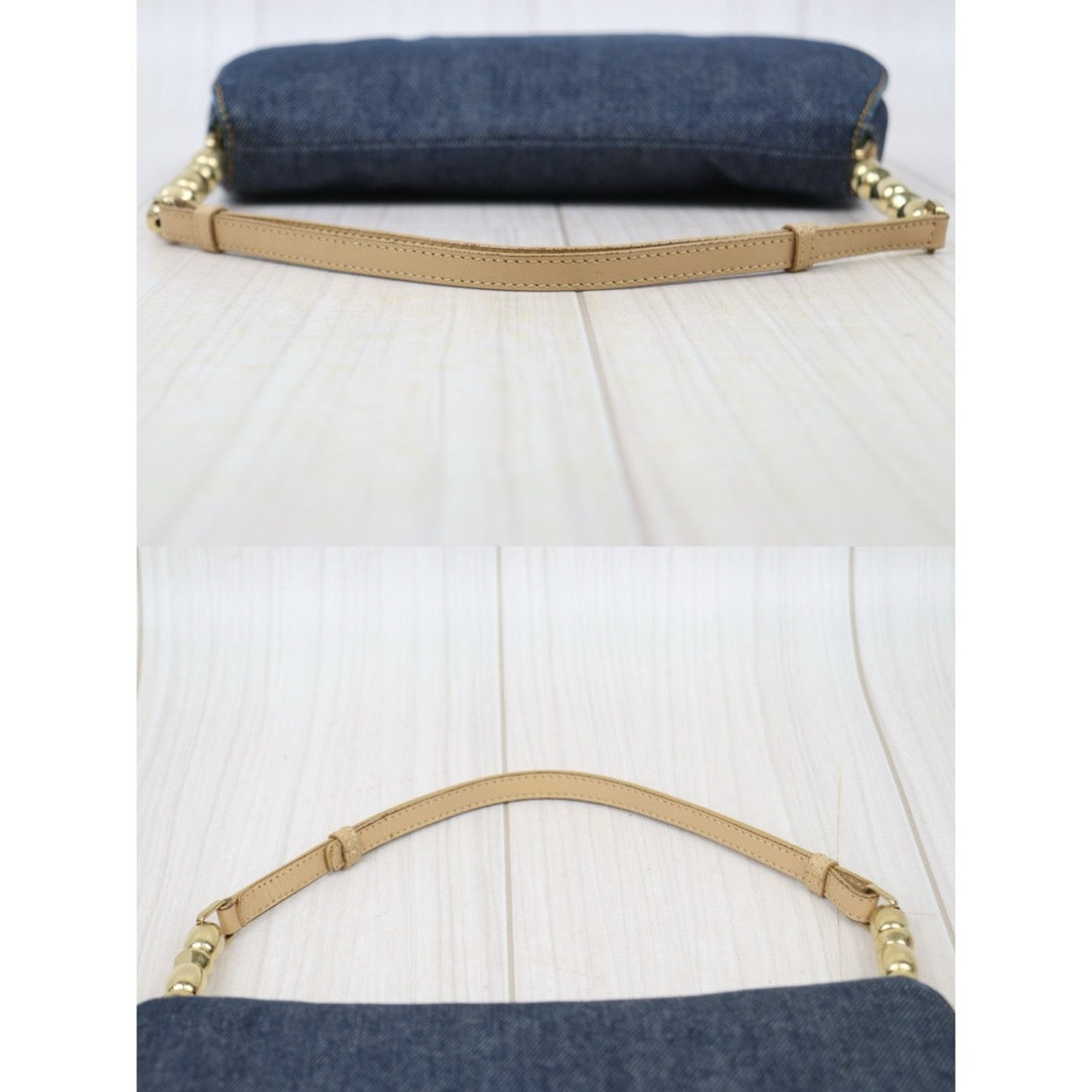 Good ( Rank AB)｜ Dior Denim Half Moon Shoulder Bag ｜24091916