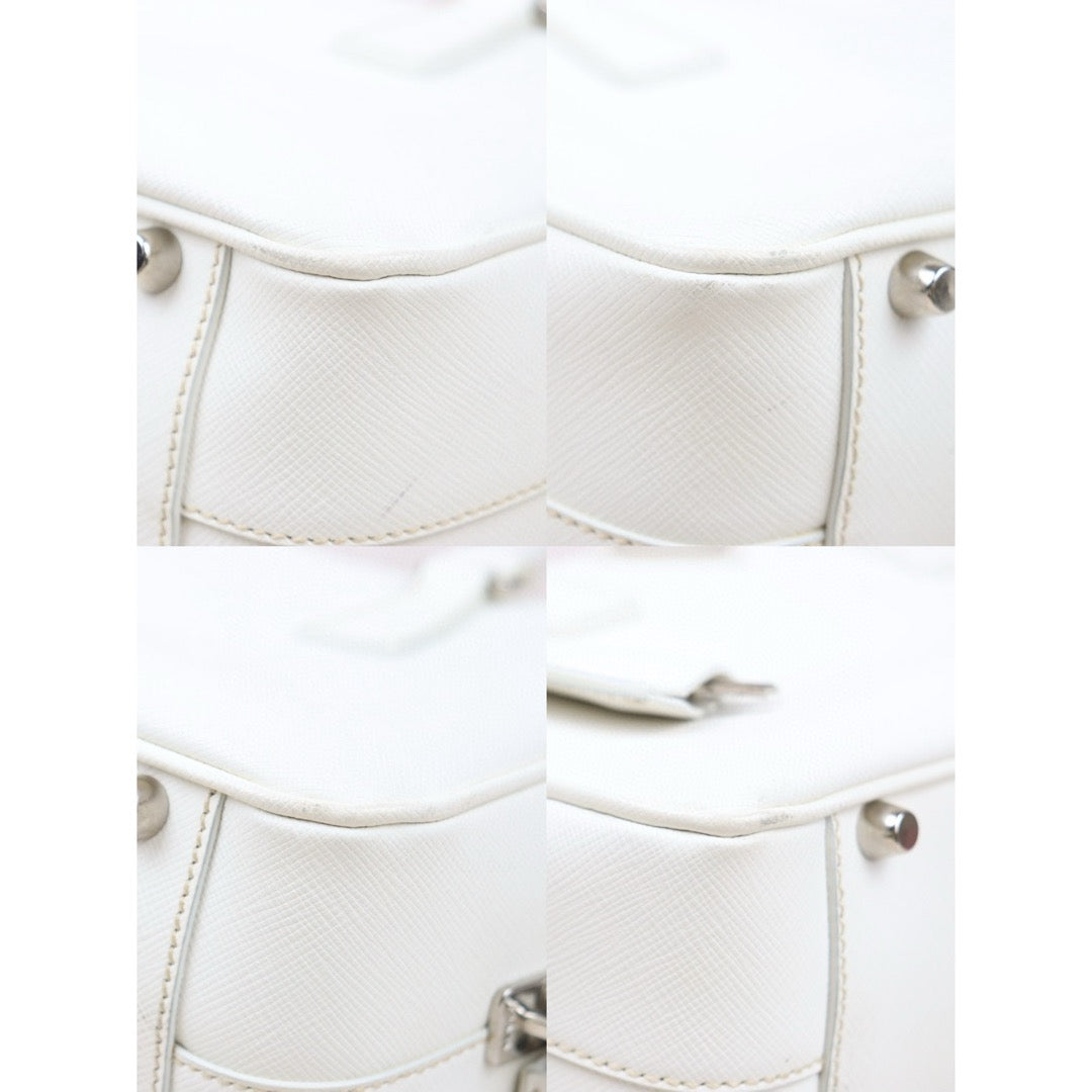 Good ( Rank AB)｜Prada Plume mini HandBag White｜V24121909