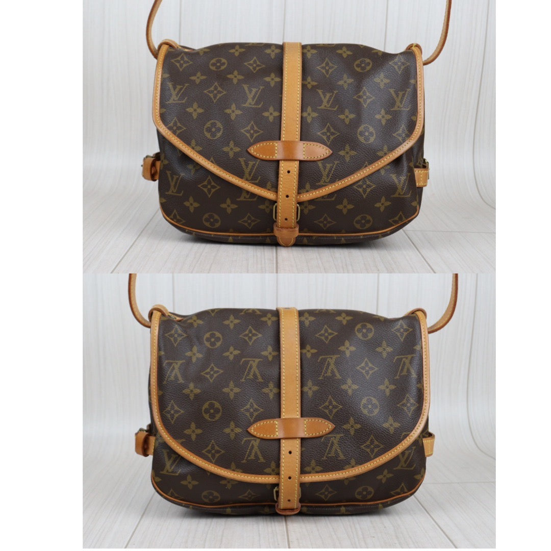 Rank AB ｜ LV Monogram Saumur MM Shoulder Bag｜23121919