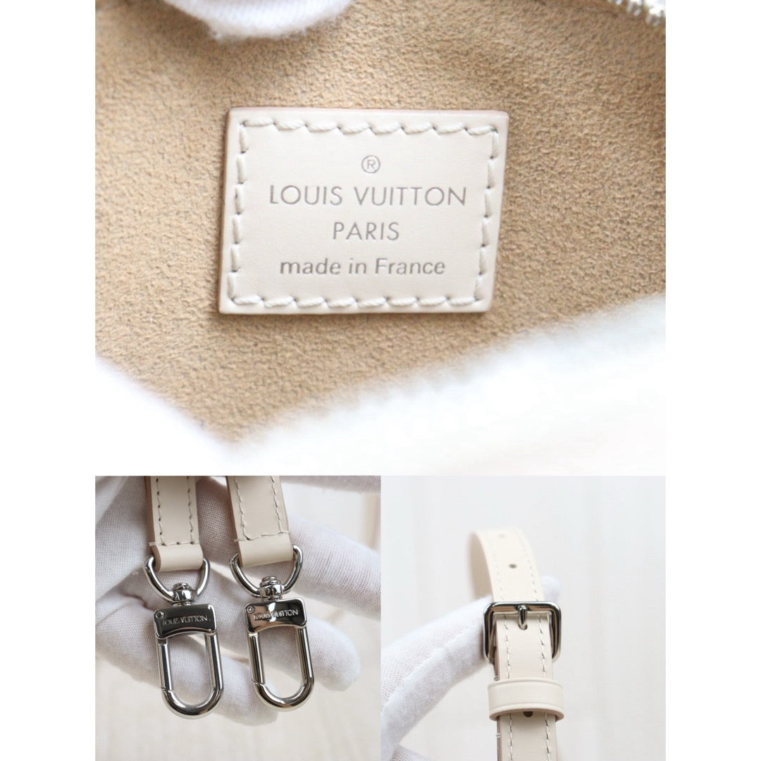 Good ( Rank AB)｜LV Epi Nano Alma HandBag Shoulder Bag Cream White IC Chips Model｜P25080605