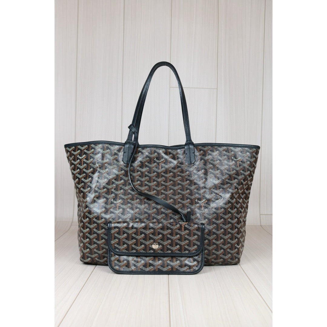 Very Good ( Rank A) ｜ Goyard Saint-Louis PM Tote Bag Black｜S24071438